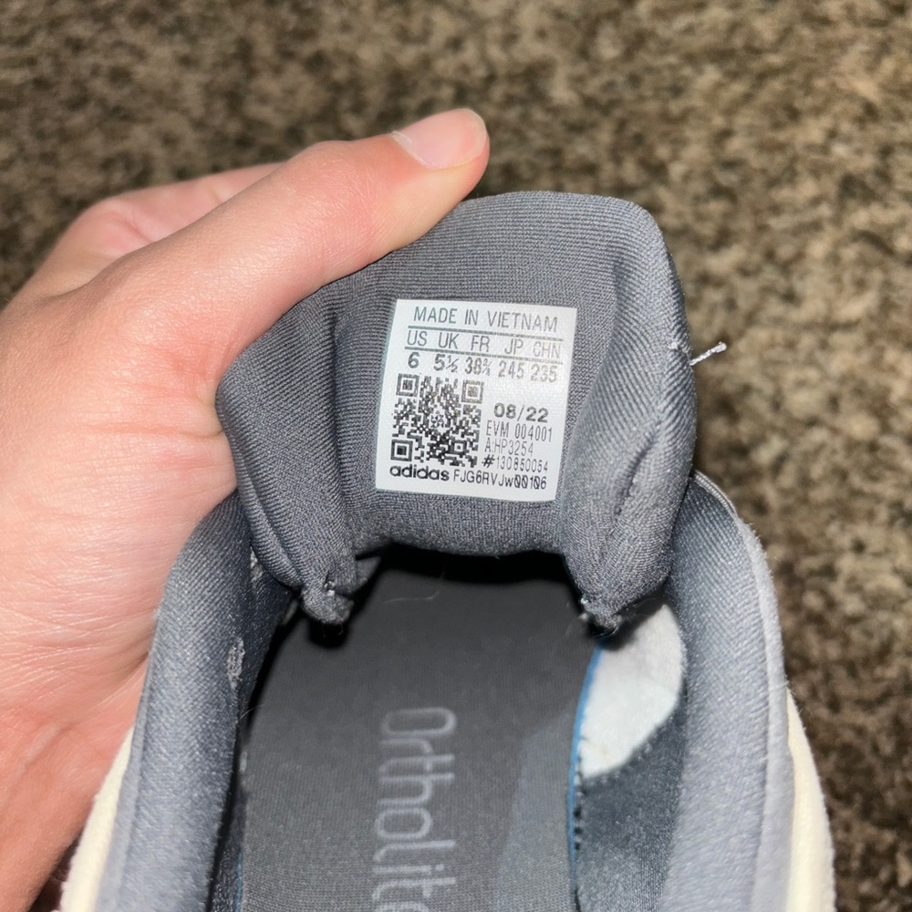 Tan and grey adidas shoes - Picture 3 of 3